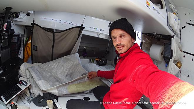 Photo sent from the boat One planet One Ocean, on December 21st, 2016 - 2016 Vendee Globe © Didac Costa / One Planet One Ocean /Vendée Globe